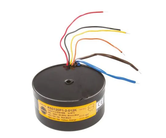 63-7432-91 2 Output Toroidal Transformer, 120VA, 2 x 12V ac 0120P1-2-012K