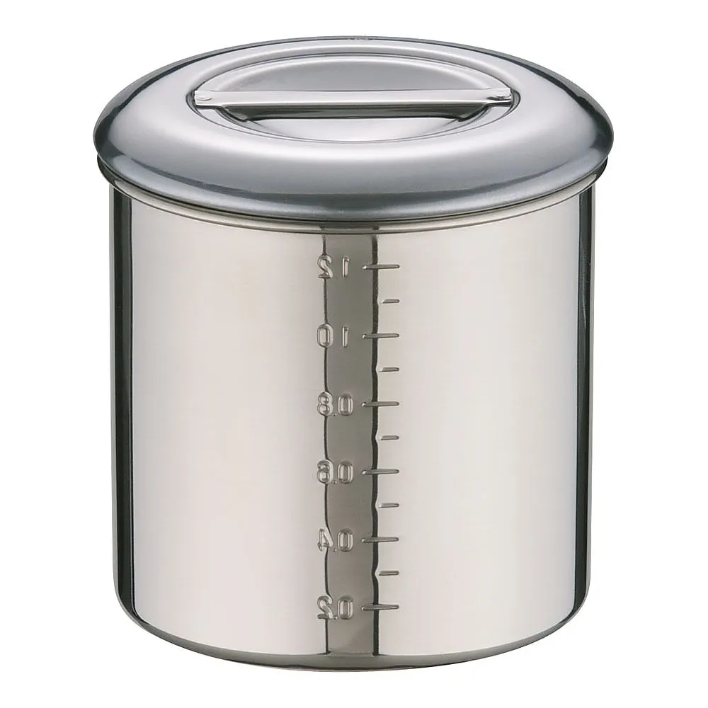 62-6385-85 Eco Clean 18-8 Inner Lid Kitchen Pot (Graduated) 12 cm AEK1103