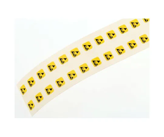63-7425-19 RS PRO Yellow Paper ESD Label 5 mm x 5mm 211-1247