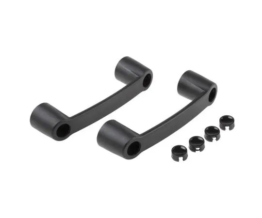 63-7459-23 RS PRO Matte Black Plastic Concealed Fixings Drawer Handle, 145mm 267-0768