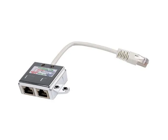 63-7546-45 RS PRO Cat5e RJ45 T-Adapter, 2 Port, Shielded, 170 mm Extension Length 443-9519
