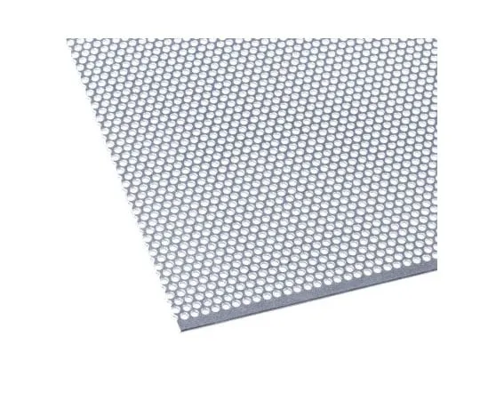 63-7424-88 Magnetic Perforated Steel Sheet, 2mm Hole, 1m x 500mm x 0.7mm 210-3678