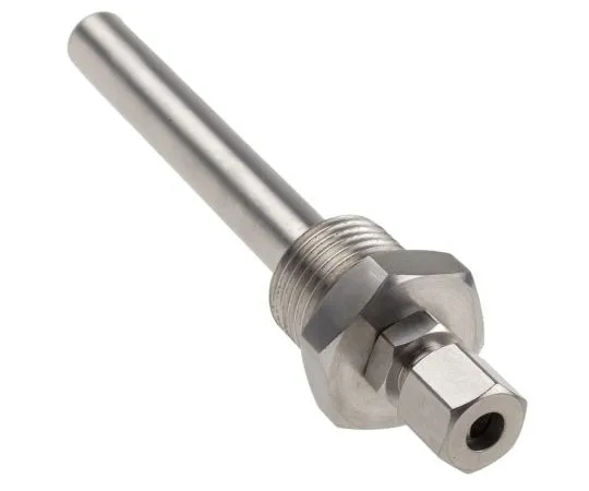 63-7407-52 RS PRO Thermopocket for *** with Temperature Probes With 6 mm, 11.1 (Pocket) mm Probe Diameter, 1/2 BSP 178-0958