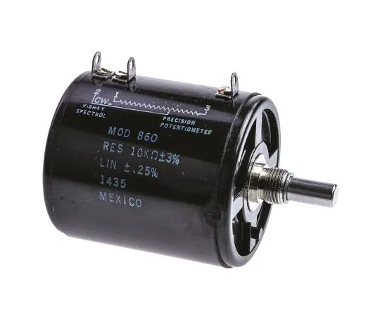 63-7473-36 Vishay 1 Gang 10 Turn Rotary Wirewound Potentiometer with a 6.35 mm Dia. Shaft, 10kΩ, ±1%, 8W, Linear 860B1103 860B1103