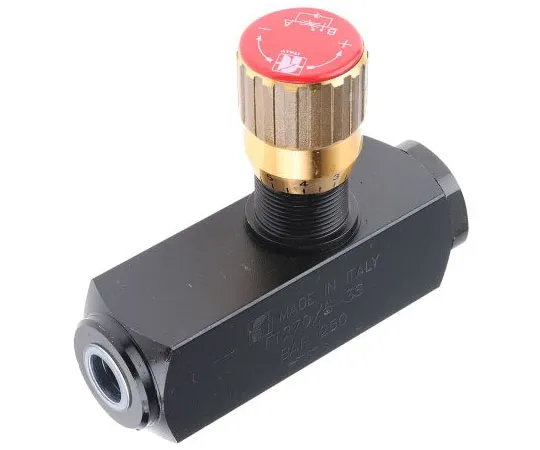 63-7520-98 RS PRO Line Mounting Hydraulic Flow Control Valve, G 3/8 390-7869