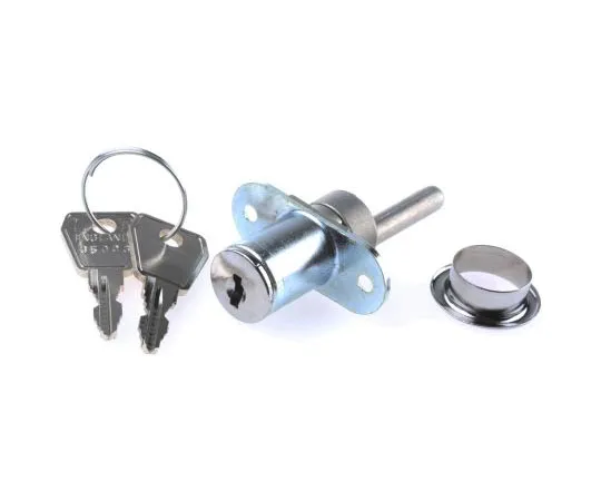 63-7454-06 Euro-Locks a Lowe & Fletcher group ******* Panel to Tongue Depth 22mm Chrome Plated Pedestal Lock, Key to unlock 5641532