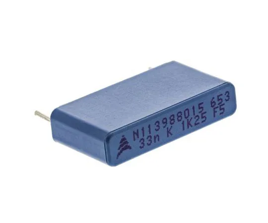 63-7414-62 EPCOS 33nF Polypropylene Capacitor PP 1.25 kV dc, 500 V ac ±10% Tolerance Through Hole B32652 Series B32653A7333K000