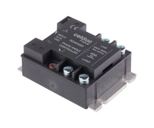 63-7437-52 Celduc 40 A Solid State Relay, Chassis Mount, Triac, 460 V rms Maximum Load SG464020