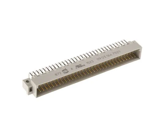 63-7355-87 Harting 64 Way 2.54mm Pitch, Type C Class C3, 2 Row, Right Angle DIN 41612 Connector, Plug 9031647921
