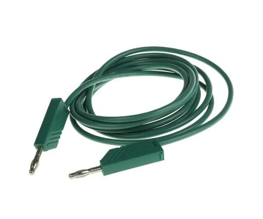 63-7500-29 Hirschmann Test & Measurement Test lead, 16A, 60V dc, Green, 2m Lead Length 934065104