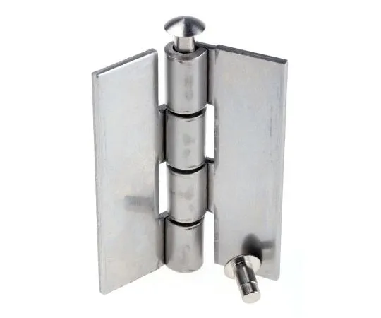 63-7501-20 Pinet Stainless Steel Butt Hinge with a Lift-off Pin, 80mm x 30mm x 3mm 52-2-3815