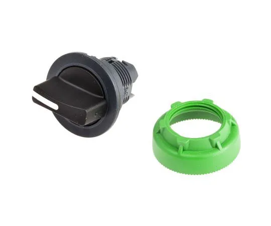 63-7389-18 Schneider Electric Harmony XB5 3 Position Selector Switch Head Standard Handle Black Latching ZB5FD3