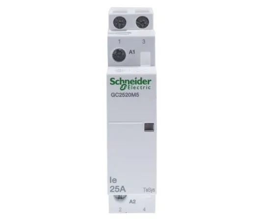 63-7444-60 Schneider Electric 2 Pole Contactor, 25 A, 230 V ac Coil, Tesys GC, 2NO GC2520M5