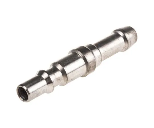 63-7450-31 Staubli Pneumatic Quick Connect Coupling Stainless Steel 8mm Hose Barb RBE 06.6808