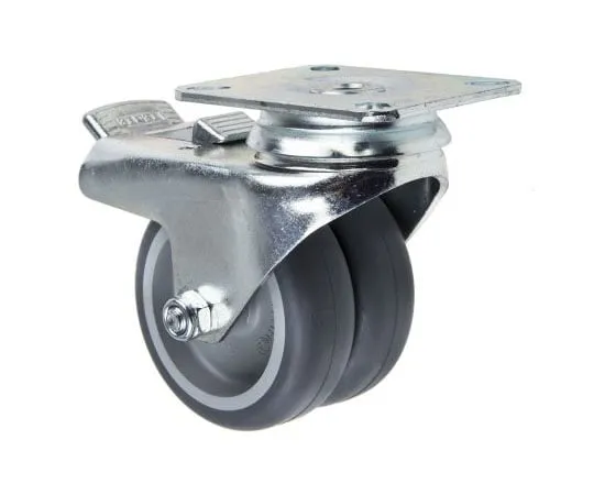 63-7395-84 Tente Braked Swivel Swivel Castor 75mm Wheel Diameter 1977PJO075P50