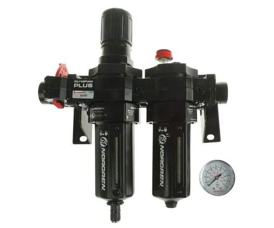63-7418-05 Norgren G 3/4 Filter Regulator Lubricator, Automatic Drain, 40μm Filtration Size BL64-601