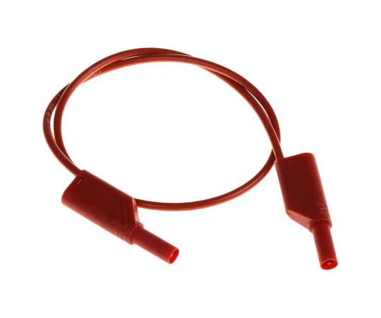 63-7499-41 Hirschmann Test & Measurement Test lead, 16A, 1000V ac/dc, Red, 50cm Lead Length 934068101