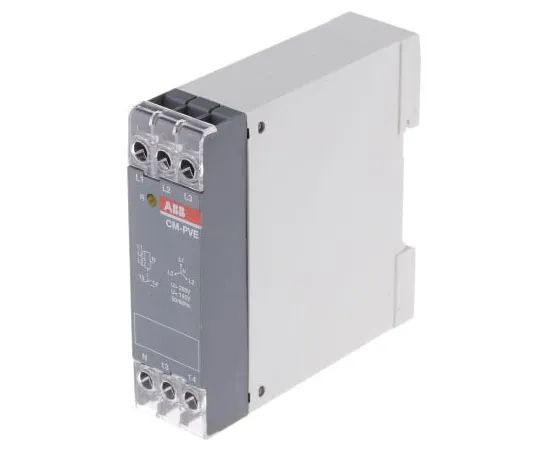 63-7546-17 ABB Phase, Voltage Monitoring Relay With SPST Contacts, 185 → 265 V ac, 320 → 460 V ac, 1, 3 Phase 1SVR550870R9400