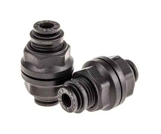 63-7492-02 Legris Pneumatic Bulkhead Tube-to-Tube Adapter Straight Push In 4 mm to Push In 4 mm 3116 04 00