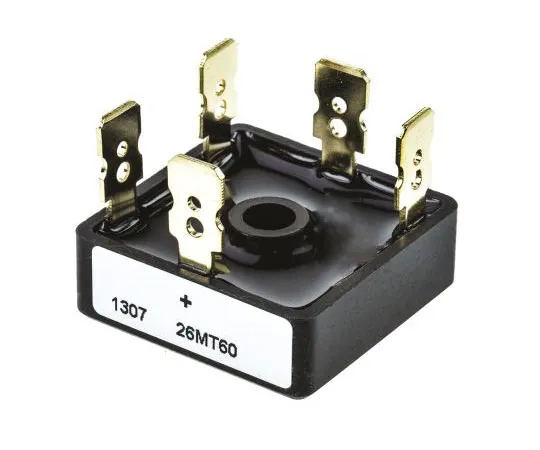 63-7522-67 Vishay VS-26MT60, 3-phase Bridge Rectifier, 25A 600V, 5-Pin D 63 VS-26MT60