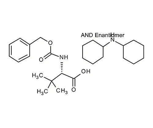 61-0372-53　［Discontinued］(-)-N-Benzyloxycarbonyl-L-Tert-Leucine Dicyclohexyl Ammonium Salt for Synthesis 824471 500mg　8.24471.0500