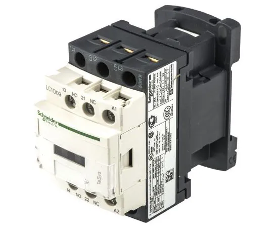 63-7527-53 Schneider Electric 3 Pole Contactor, 9 A, 110 V ac Coil, TeSys D, 3NO, 4 kW LC1D09F7
