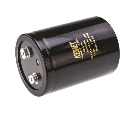 63-7517-10 KEMET 10000μF 200V dc Aluminium Electrolytic Capacitor, Stud Mount 77 x 105mm +85°C 77mm 105mm ALS31A103NF200