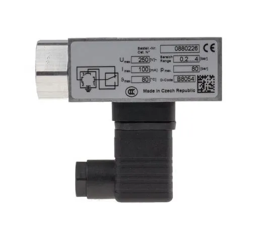 63-7366-28 RS PRO Pressure Switch, NPT 1/4 0.2bar to 4 bar 136-6270
