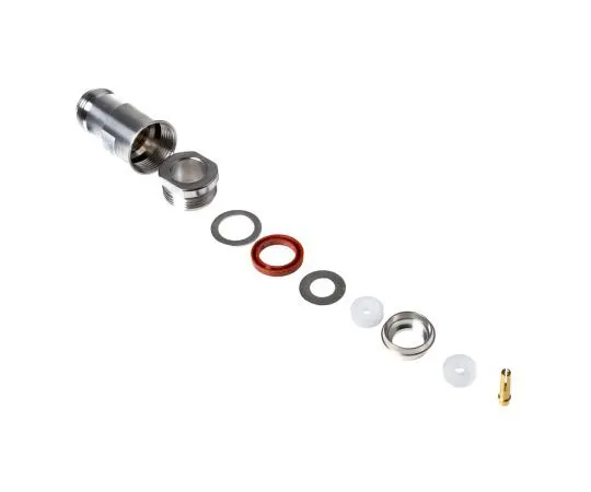 63-7474-66 Radiall 50Ω Straight Cable Mount N Type Connector, jack, Clamp Termination, 0 → 11GHz, RG11, RG144, RG165, R161220000W
