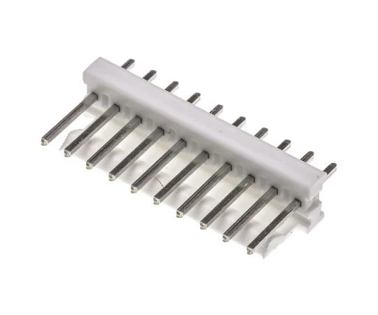 63-7365-71 TE Connectivity MTA-100, 10 Way, 1 Row, Straight PCB Header 1-640456-0