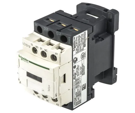 63-7527-55 Schneider Electric 3 Pole Contactor, 12 A, 110 V ac Coil, TeSys D, 3NO, 5.5 kW LC1D12F7