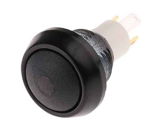63-7411-19 ITW Single Pole Single Throw (SPST) Momentary Green LED Miniature Push Button Switch, 13.6 (Dia.)mm, Panel Mount 59-411G