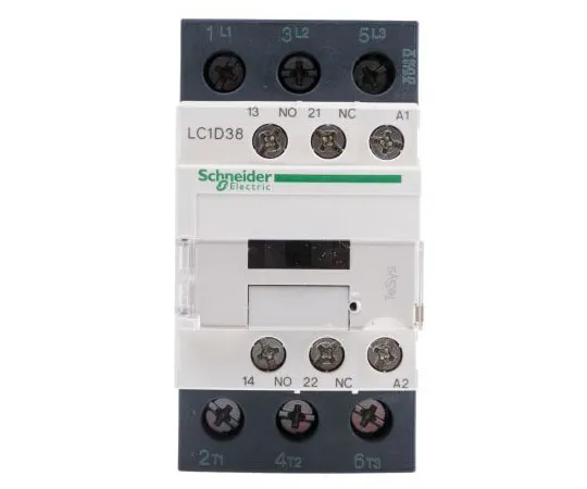 63-7527-65 Schneider Electric 3 Pole Contactor, 38 A, 24 V ac Coil, TeSys D, 3NO, 18.5 kW LC1D38B7