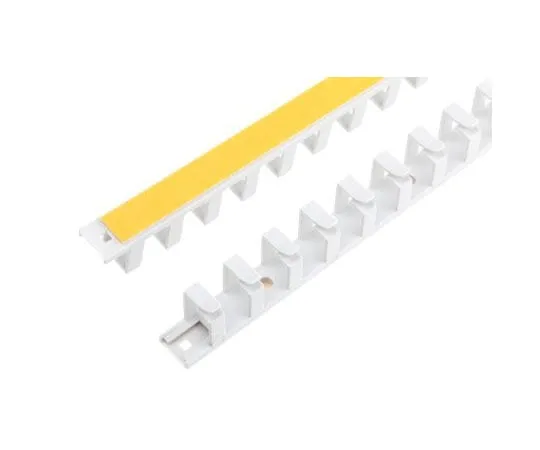 63-7475-66 Hager Slotted Flexible Panel Trunking Self Adhesive Grey, Flexible Slot, W11 mm x D15mm, L250mm Polyamide L2212/7035