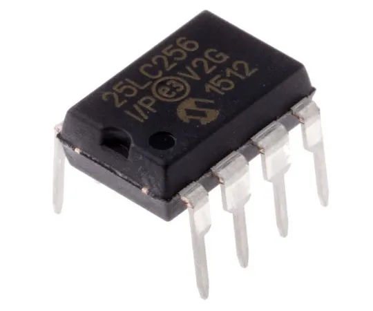 63-7359-06 Microchip 25LC256-I/P, 256kbit Serial EEPROM Memory, 50ns 8-Pin PDIP SPI 25LC256-I/P