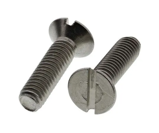 63-7380-69 RS PRO, M4 Countersunk Head, 16mm Stainless Steel Slot A4 3160.7 158-3405