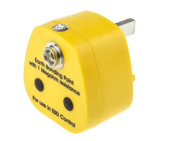 63-7468-61 RS PRO ESD Earth Bonding Plug With 10 mm Stud 287-7537
