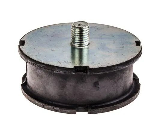 63-7392-85 RS PRO Cylindrical M16 Zinc Plated Steel Anti Vibration Mount 380 Compression Load ,105mm dia. Natural Rubber +100°C 171-2659