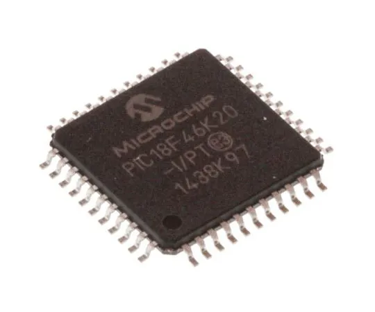 63-7361-73 Microchip PIC18F46K20-I/PT, 8bit PIC Microcontroller, 64MHz, 1.024 kB, 64 kB Flash, 44-Pin TQFP PIC18F46K20-I/PT