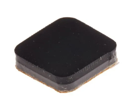 63-7480-50 RS PRO Non Slip Pad 12.7 x 12.7mm Adhesive 12.7mm Polymer +50°C 0°C Square 3mm 12.7mm 302-3090