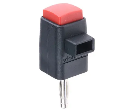 63-7434-53 Red button quick connect terminal,4mm DK799 RED