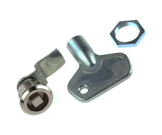 63-7501-38 Euro-Locks a Lowe & Fletcher group ******* Panel to Tongue Depth 12.8mm Nickel Camlock, Key to unlock B236086