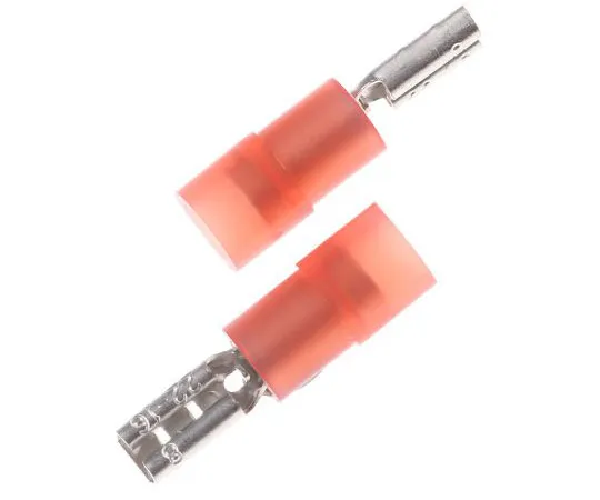63-7460-03 RS Pro Red Insulated Crimp Receptacle, 2.8 x 0.8mm, 0.5mm² to 1.5mm², 22AWG to 16AWG, Tin Plated 267-4209