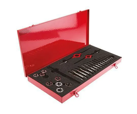 63-7433-45 Dormer 19 Piece HSS M3 → M10 Thread Tap & Die Set L120 10M