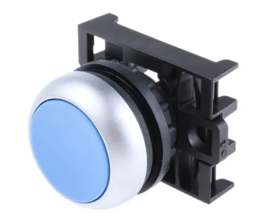 63-7526-48 Eaton M22 Series, Blue Push Button Head, Momentary, 22mm Cutout 78635771 & M22-D-B+M22-A