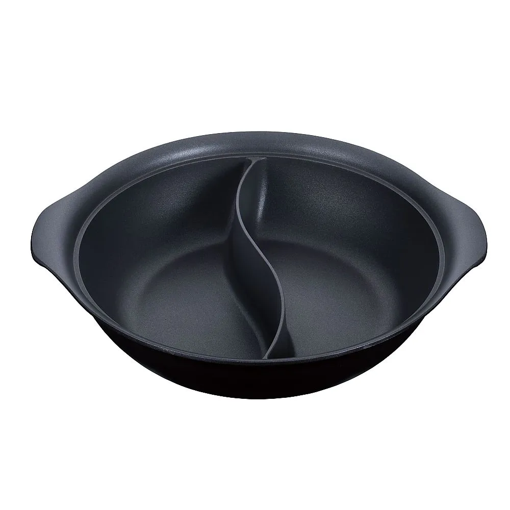 62-6787-15 UK Aluminum IH Hot Pan 2 Partition 30 cm