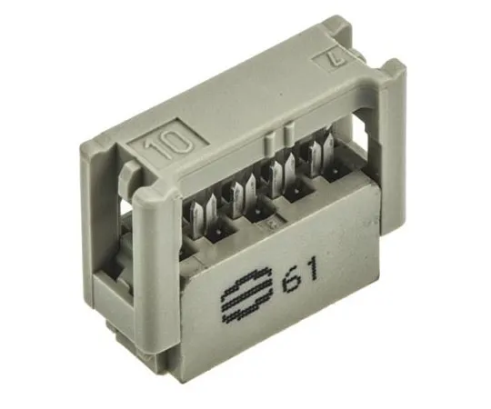 63-7538-64 Harting 10-Way IDC Connector Socket for Cable Mount, 2-Row 9185106803