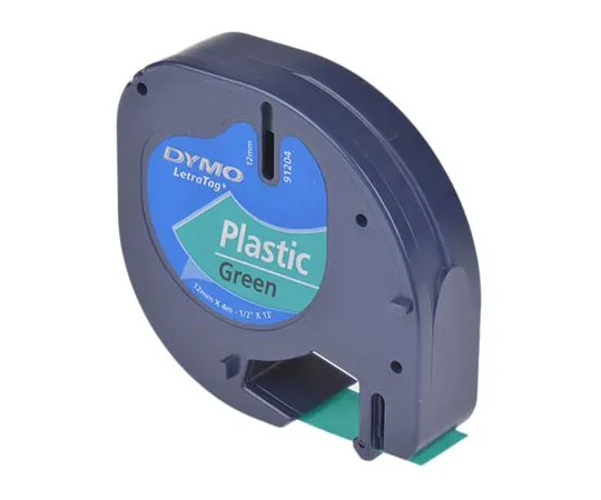 63-7502-83 Dymo Black on Green Label Printer Tape, 12 mm Width, 4 m Length S0721640