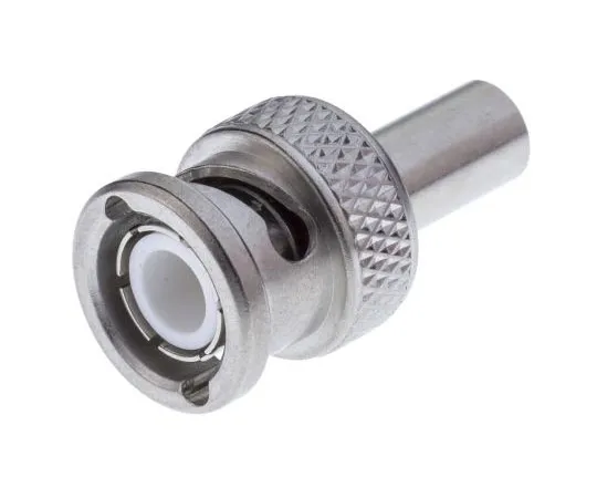 63-7483-39 Radiall Straight 50Ω Cable Mount BNC Connector, Plug, Nickel, Crimp Termination, RG141, RG58 R141082161