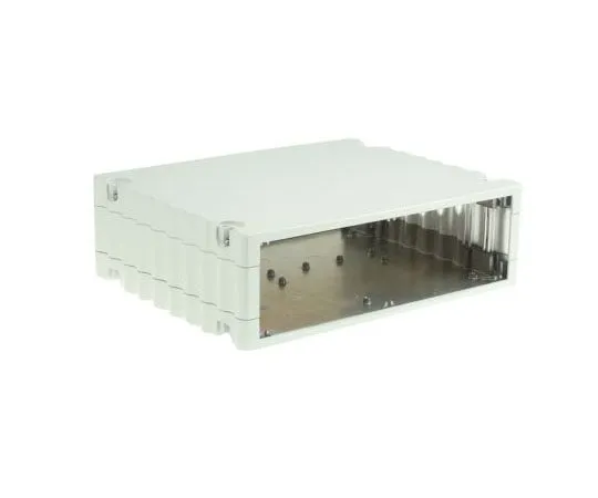 63-7468-45 Rose Wavetronic, , Aluminium, 268 x 324 x 101mm Desktop Enclosure, Black, Grey 77001020